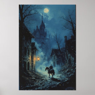 Donkere Fantasy Ridder Poster