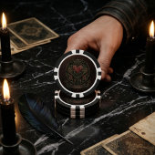 Donkere Fantasy Ridder & Sigil Gotische Token