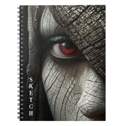 Donkere Fantasy-schetsboek Spiraal Notebook Notitieboek (Voorkant)