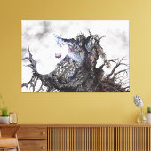 Donkere fantasykunst canvas afdruk (Insitu (Woonkamer))