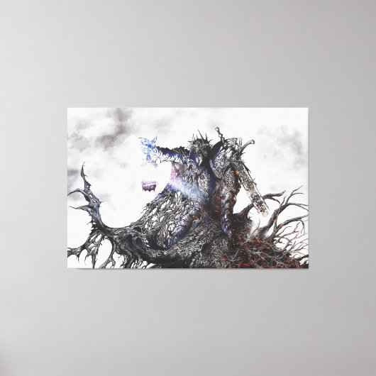 Donkere fantasykunst canvas afdruk (Voorkant)