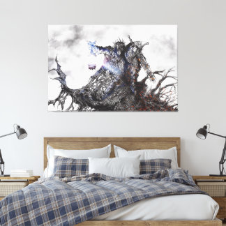 Donkere fantasykunst canvas afdruk