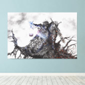 Donkere fantasykunst canvas afdruk (Insitu (Houten vloer))