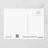 Donkere fase Tijger — welkomstgroep Briefkaart (Achterkant)