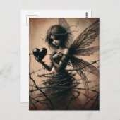 donkere fee briefkaart (Voorkant / Achterkant)