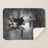 Donkere fee sherpa deken (Voorkant (horizontaal))