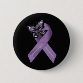 Donkere fibromyalgie Button (Voorkant)