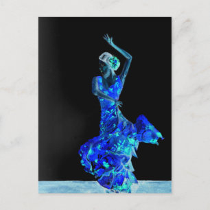 Donkere Flamenco. Briefkaart