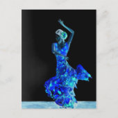 Donkere Flamenco. Briefkaart (Voorkant)
