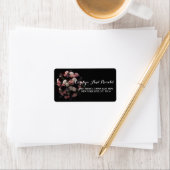 Donkere  Floral Label (Insitu)