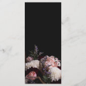 Donkere  Floral Menu (Achterkant)