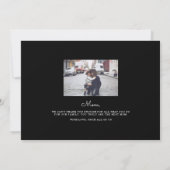 Donkere Floral Moederdag fotokaart Kaart (Achterkant)