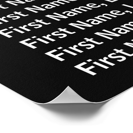 Donkere Floral Poster (Hoek)