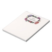 Donkere Florals Notitieblok (Linkerzijde)