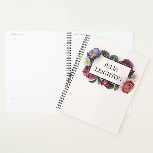 Donkere Florals Planner (Display)