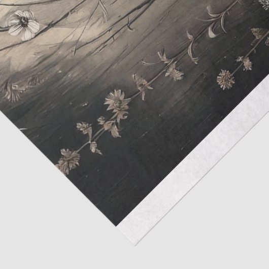 Donkere fluisteringen in Wonderland Tissuepapier (Detail)