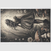 Donkere fluisteringen in Wonderland Tissuepapier (Voorkant)