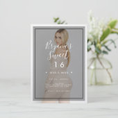 Donkere foto Tint Overlay 3 Modern Minimal Sweet 1 Kaart (Staand voorkant)