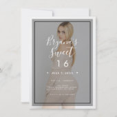 Donkere foto Tint Overlay 3 Modern Minimal Sweet 1 Kaart (Voorkant)