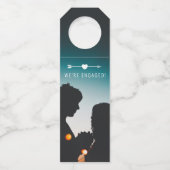 Donkere foto | VERLOVING | Bottle Hanger Label (Voorkant)