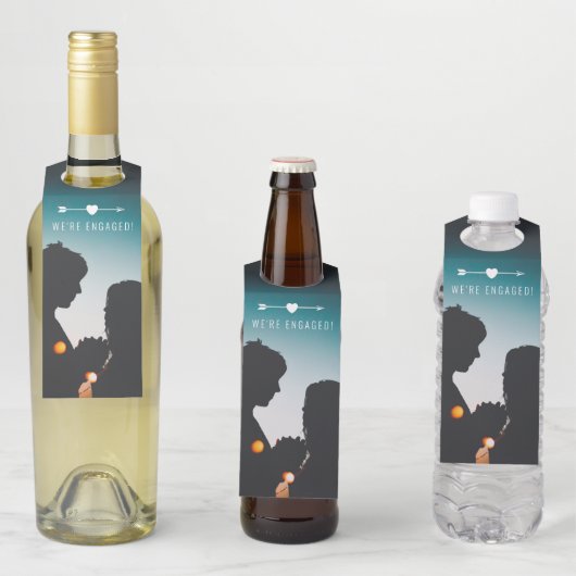 Donkere foto | VERLOVING | Bottle Hanger Label (In situ)