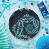 Donkere fractal elegance bord (Feest)