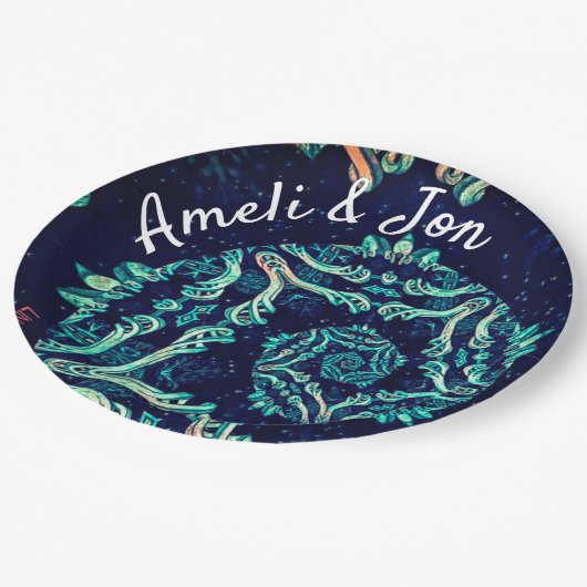 Donkere fractal elegance bord (Gekanteld)