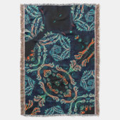 Donkere fractale elegantie deken (Voorkant Verticaal)