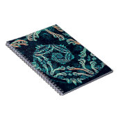 Donkere fractale elegantie notitieboek (Rechterzijde)