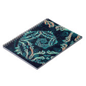 Donkere fractale elegantie notitieboek (Linkerzijde)