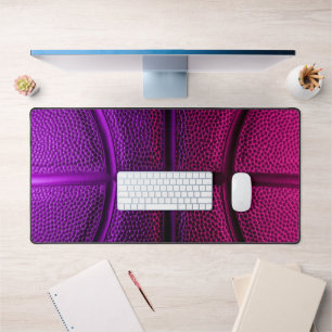 Donkere Fuchsia Neon Paarse Basketbal Gaming Bureaumat