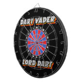 Donkere Galactische Heer Sticker – Kosmische Schad Dartbord (Voorkant Rechts)