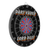 Donkere Galactische Heer Sticker – Kosmische Schad Dartbord (Voorkant Links)