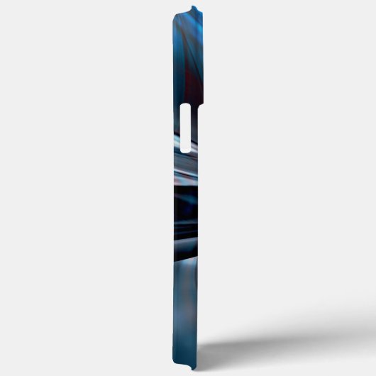 Donkere gebogen, overlappende verdraaide lijnen Case-Mate iPhone case (Achterkant / Rechts)