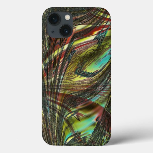 Donkere gekruiste paardenveren Case-Mate iPhone case (Achterkant)