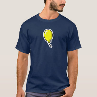 Donkere gele ballon t-shirt