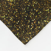 Donkere gele goudglitter uit de Bronze Fleece Deken (Hoek)