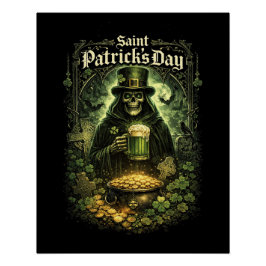 Donkere geluk van Sint-Patrick Perfect Poster