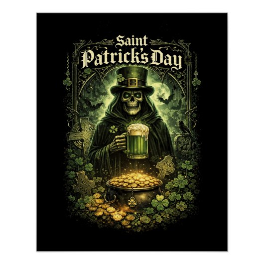 Donkere geluk van Sint-Patrick Perfect Poster (Voorkant)