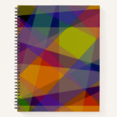 Donkere Geometrisch - Notitieboek (Voorkant)