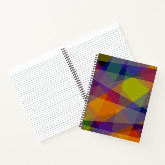 Donkere Geometrisch - Notitieboek (Binnen)