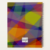 Donkere Geometrisch - Planner (Achterkant)