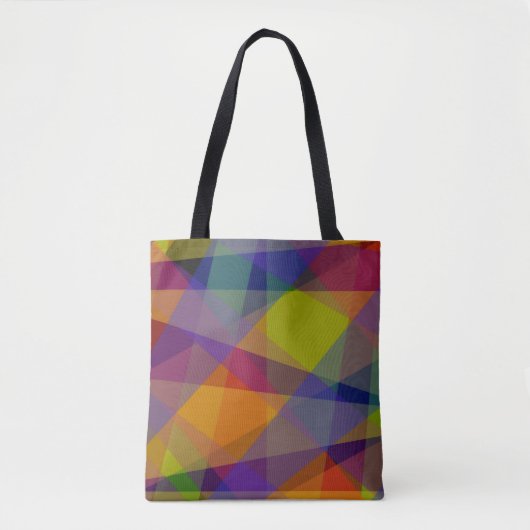 Donkere Geometrisch - Tote Bag (Voorkant)