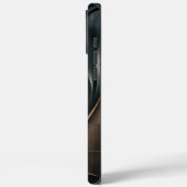 Donkere geometrische minimalistische telefoonhoes Case-Mate iPhone case (Achterkant / Links)