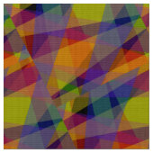 Donkere geometrische polyester poplin stof (Close Up)