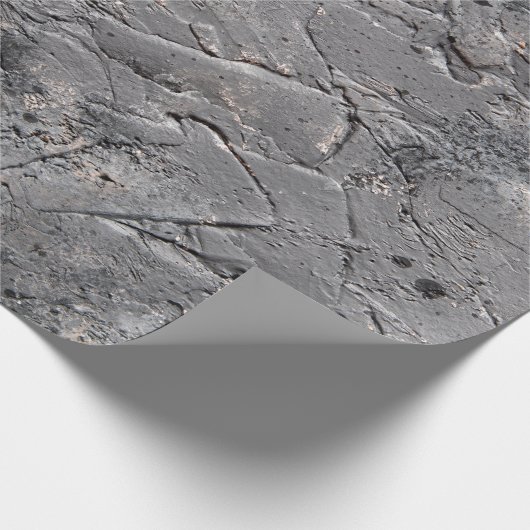 Donkere, getextureerde achtergrond, gestoorde stee cadeaupapier (Hoek)