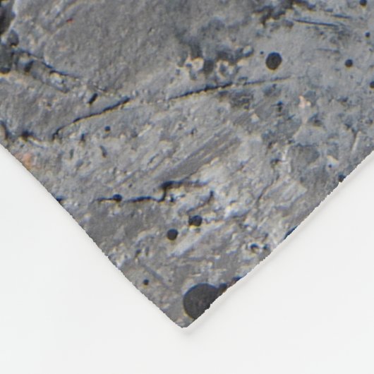 Donkere, getextureerde achtergrond, gestoorde stee fleece deken (Hoek)