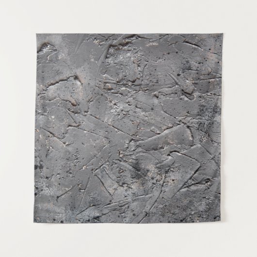 Donkere, getextureerde achtergrond, gestoorde stee wandkleed (Voorkant)