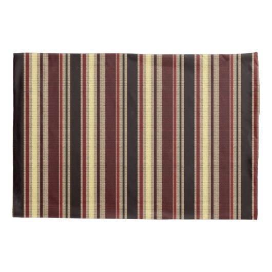 Donkere getextureerde strepen kussensloop (Achterkant)