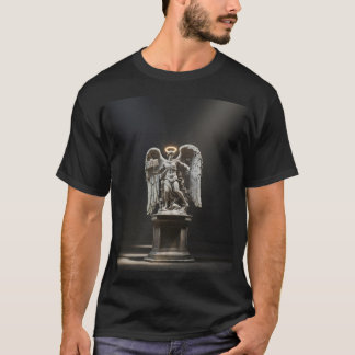 Donkere Gevallen Engel Beeld\Gotische Kathedraal T T-shirt